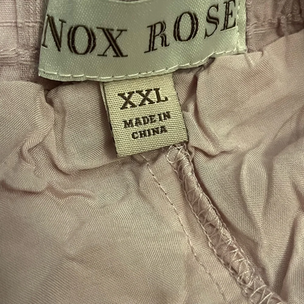 WOMEN'S plus size xxl Sleeveless A-Line Dress Knox Rose Purple cotton gauze nwot - Picture 5 of 5